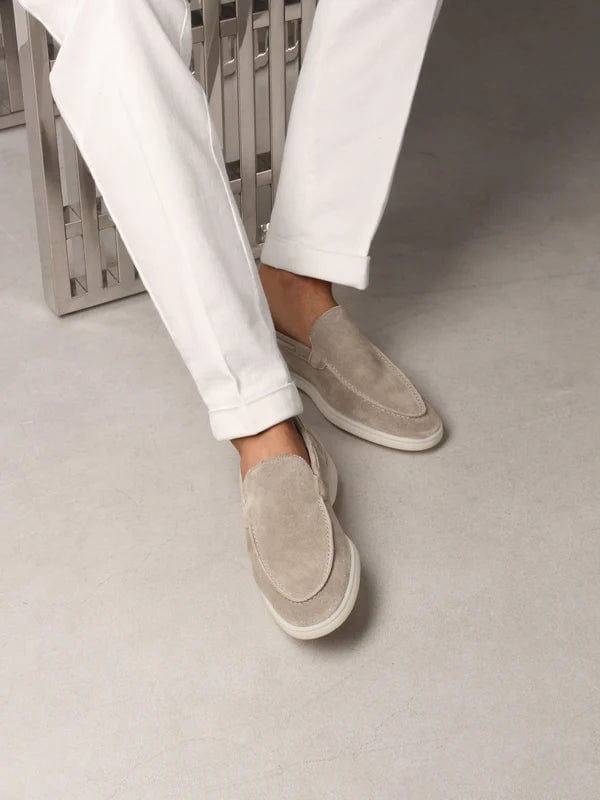 Wade - Klassieke lichtgrijze loafers