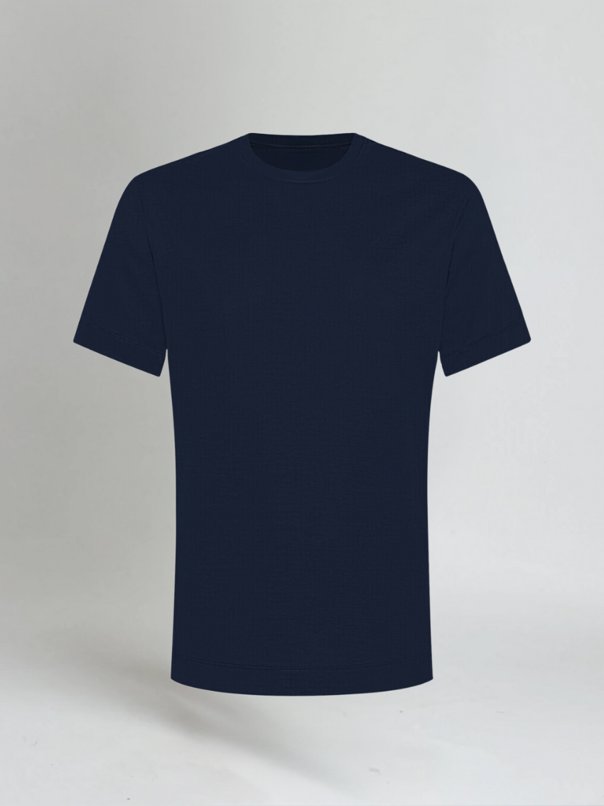 Orson - Klassiek marineblauw katoenen T-shirt