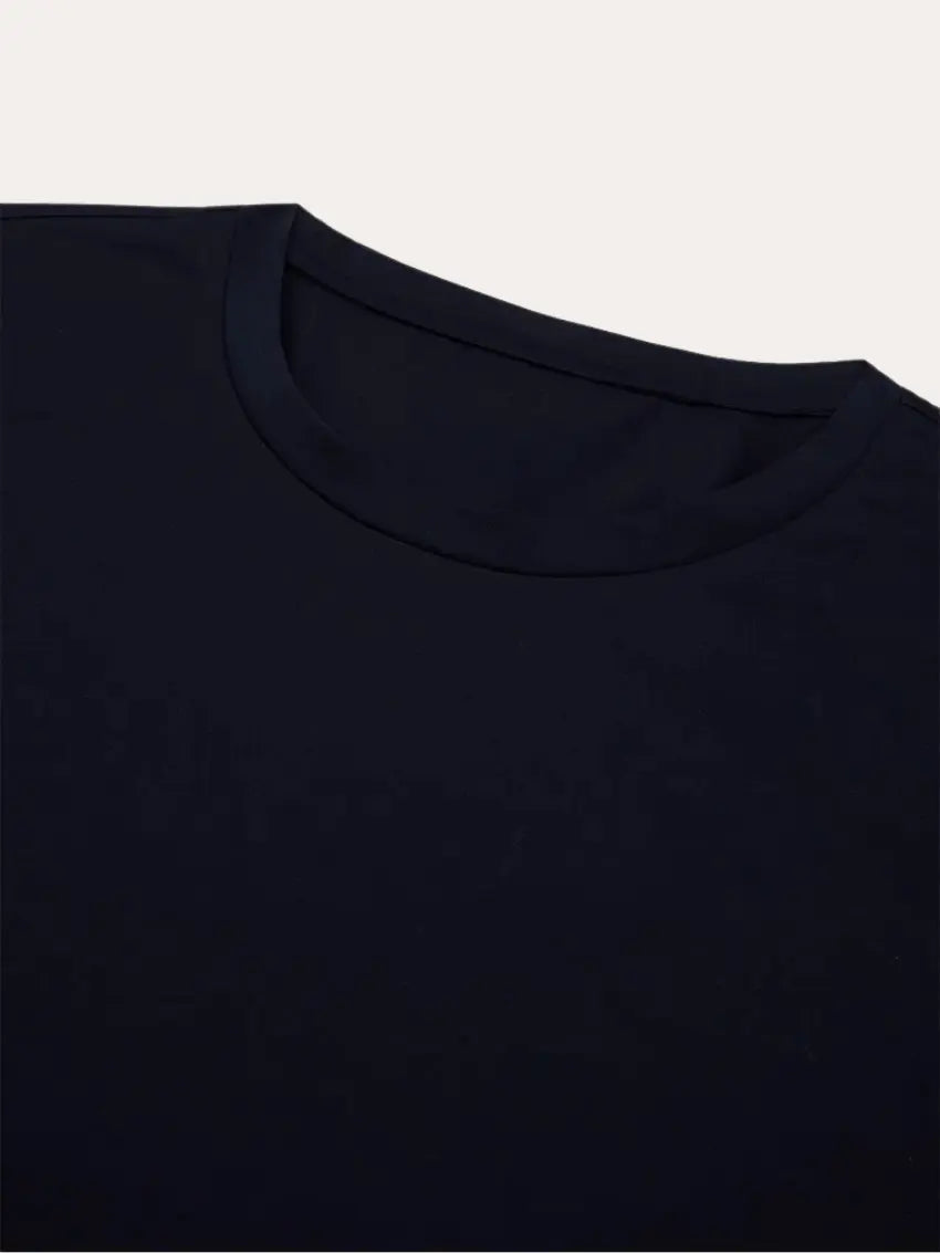 Orson - Klassiek marineblauw katoenen T-shirt
